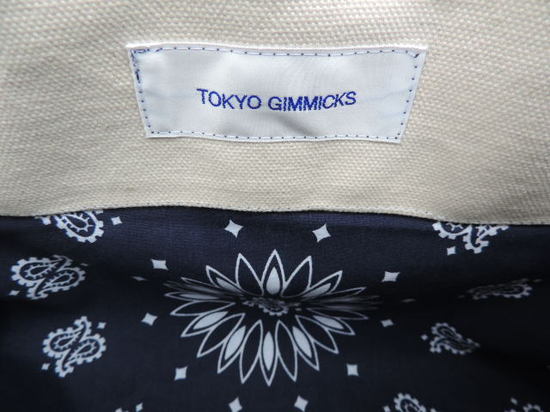 tokyo gimmicks -BLUE LABEL- ONE AND ONLY SERIES BANDANA TOTE BAG  RAH exclusive 4.JPG